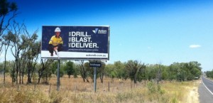 A sign of mining culture in Queensland